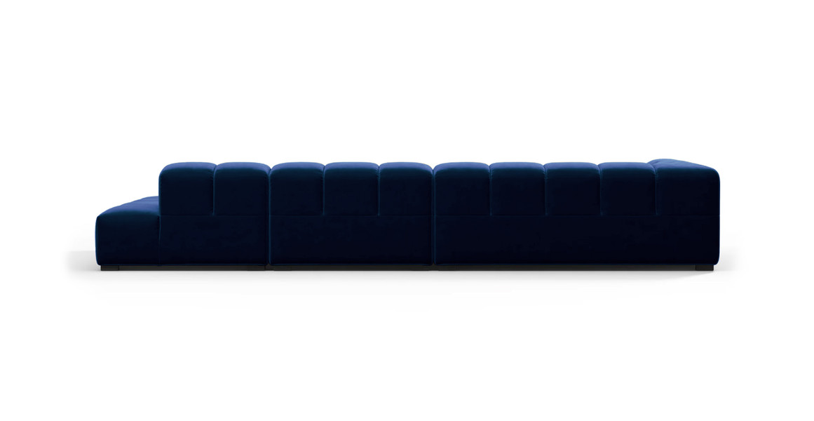 Tufted Sectional Sofa - Large Right Chaise