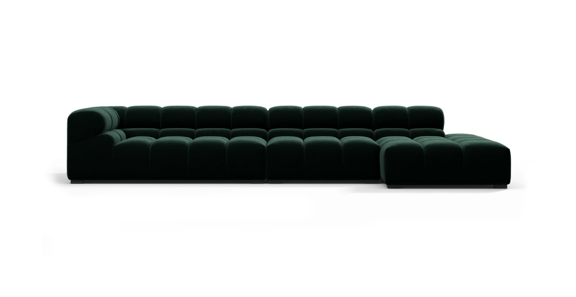 Tufted Sectional Sofa - Large Right Chaise