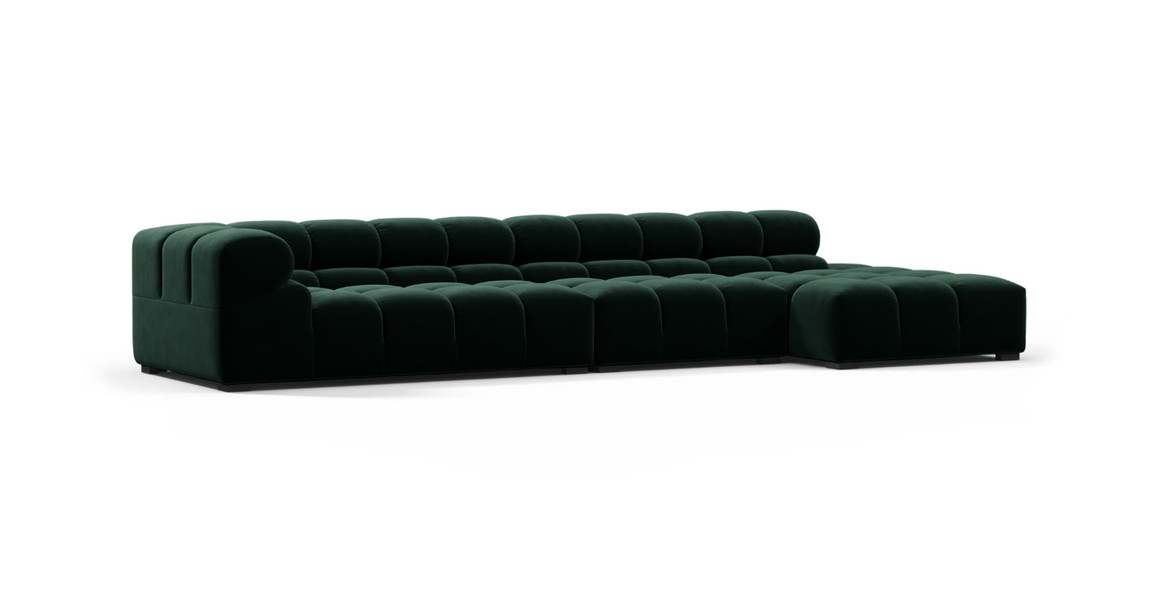 Tufted Sectional Sofa - Large Right Chaise