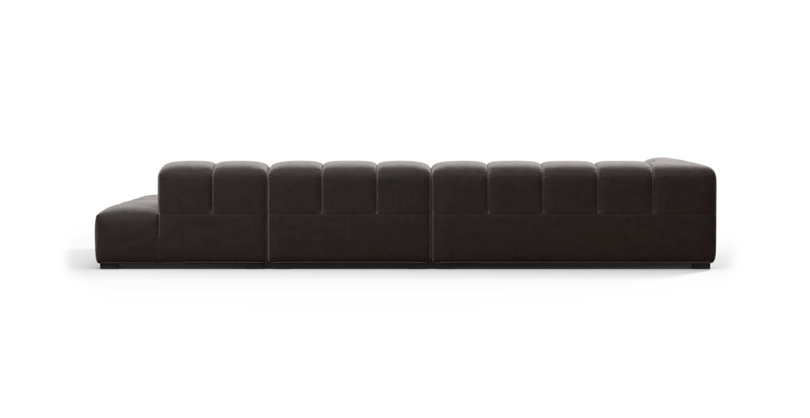 Tufted Sectional Sofa - Large Right Chaise