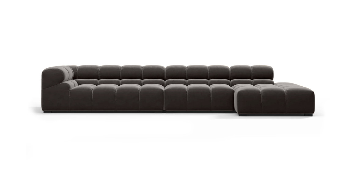Tufted Sectional Sofa - Large Right Chaise