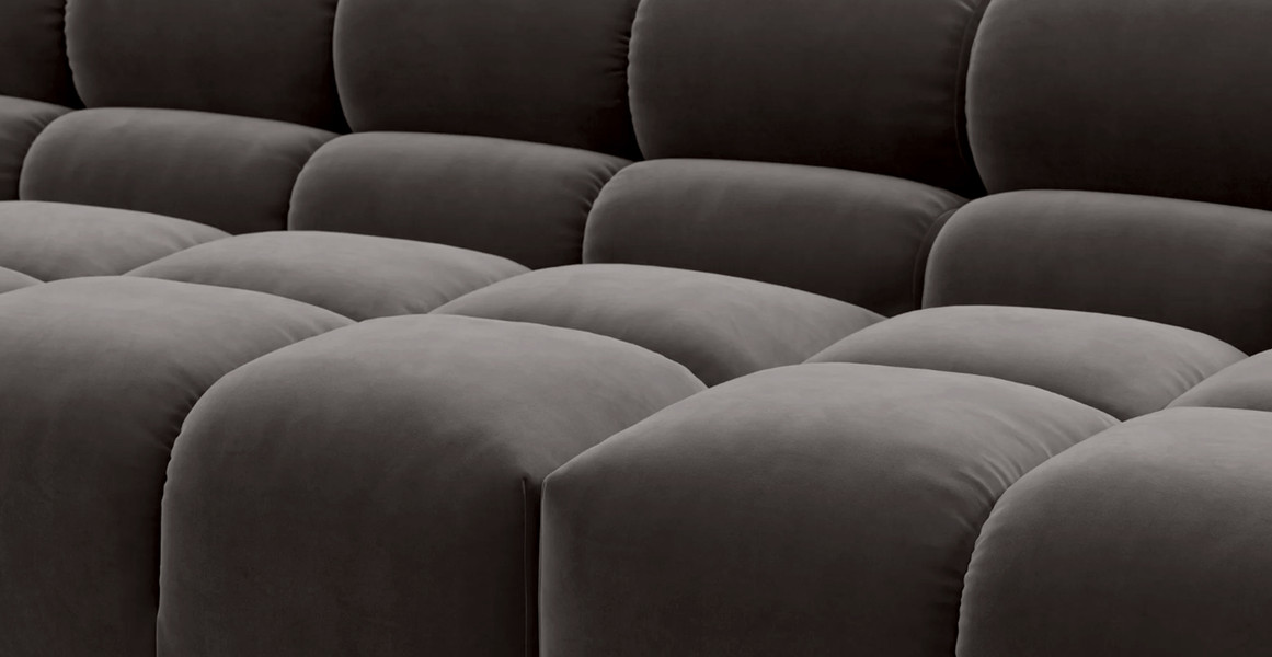 Tufted Sectional Sofa - Large Right Chaise
