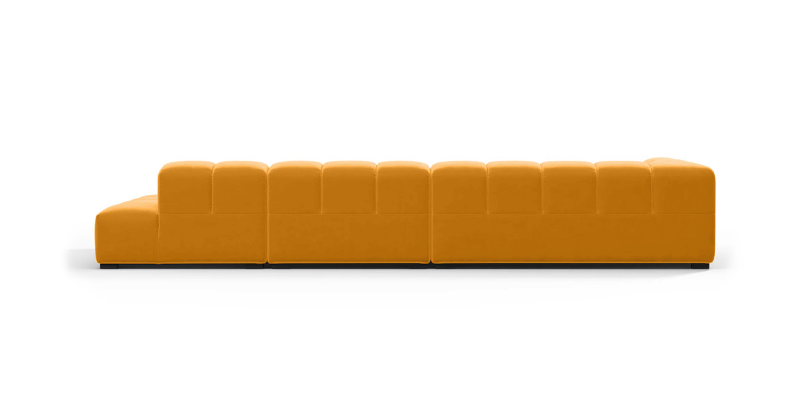 Tufted Sectional Sofa - Large Right Chaise