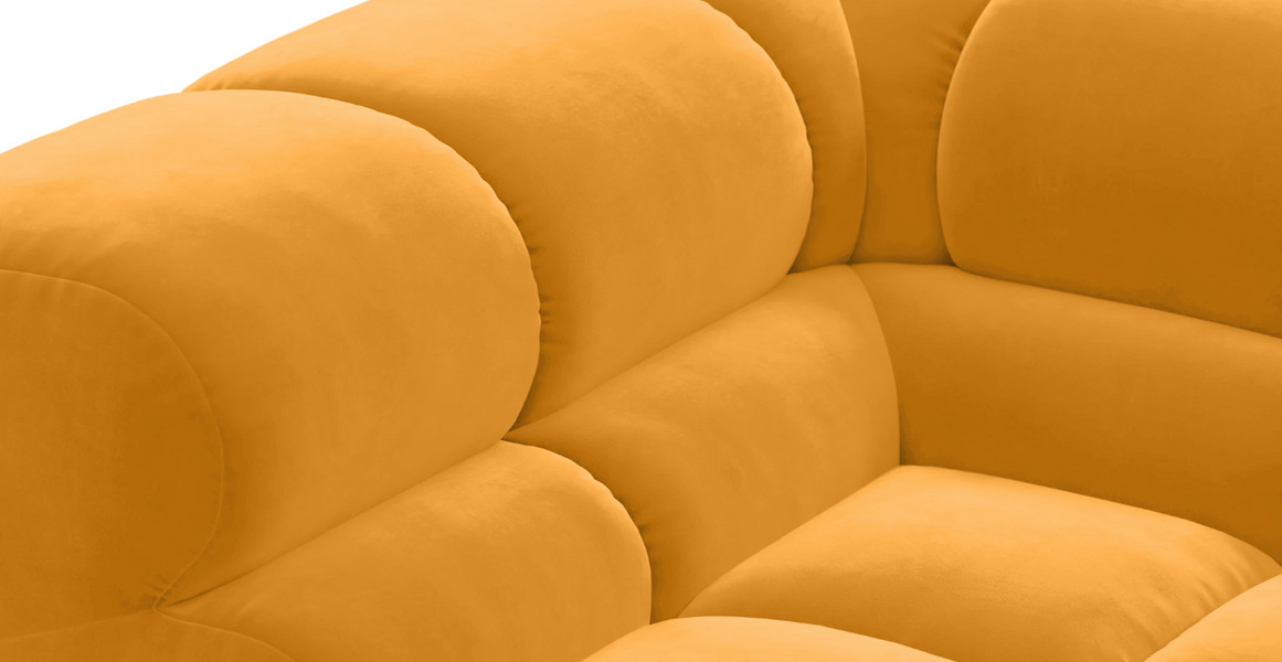 Tufted Sectional Sofa - Large Right Chaise