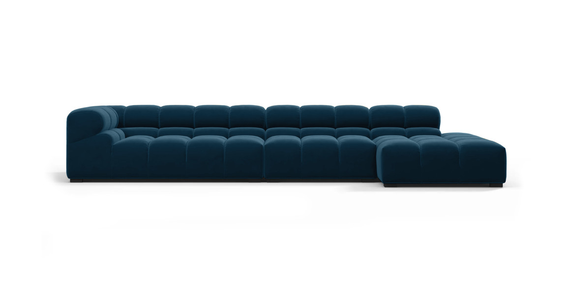 Tufted Sectional Sofa - Large Right Chaise