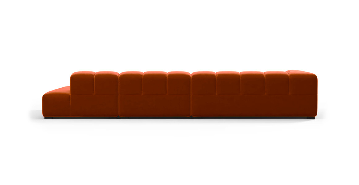 Tufted Sectional Sofa - Large Right Chaise