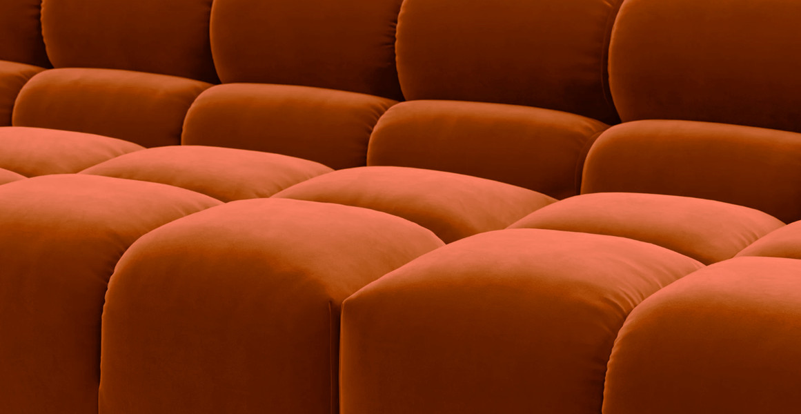 Tufted Sectional Sofa - Large Right Chaise