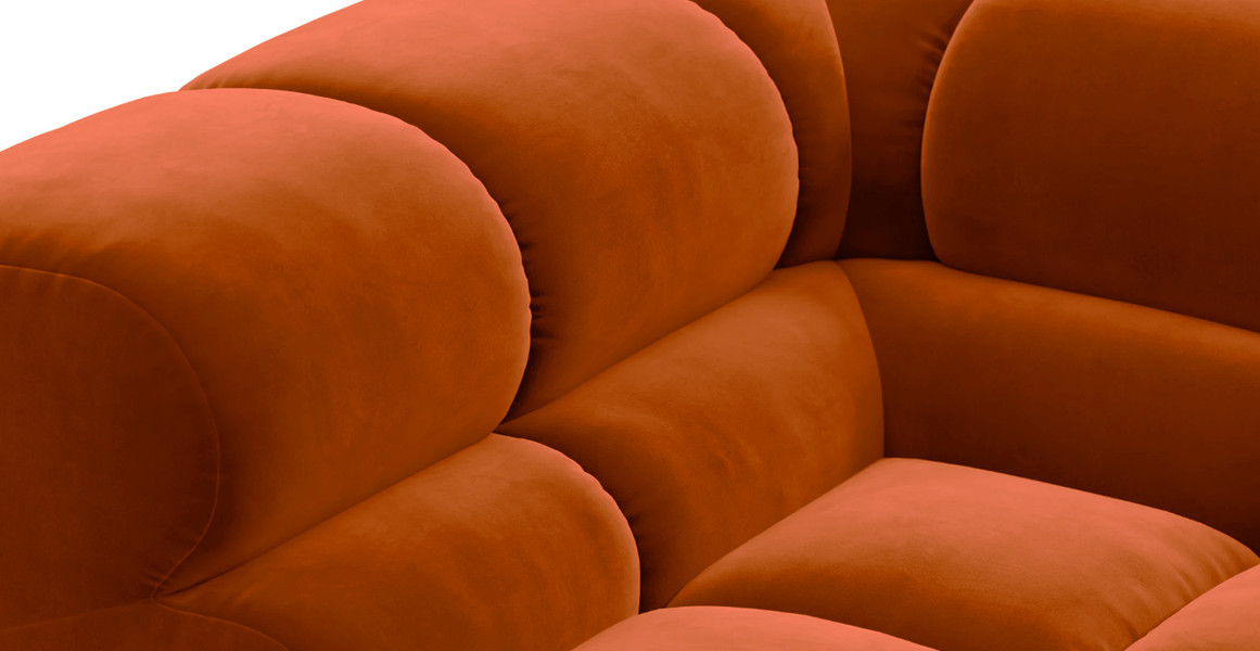 Tufted Sectional Sofa - Large Right Chaise