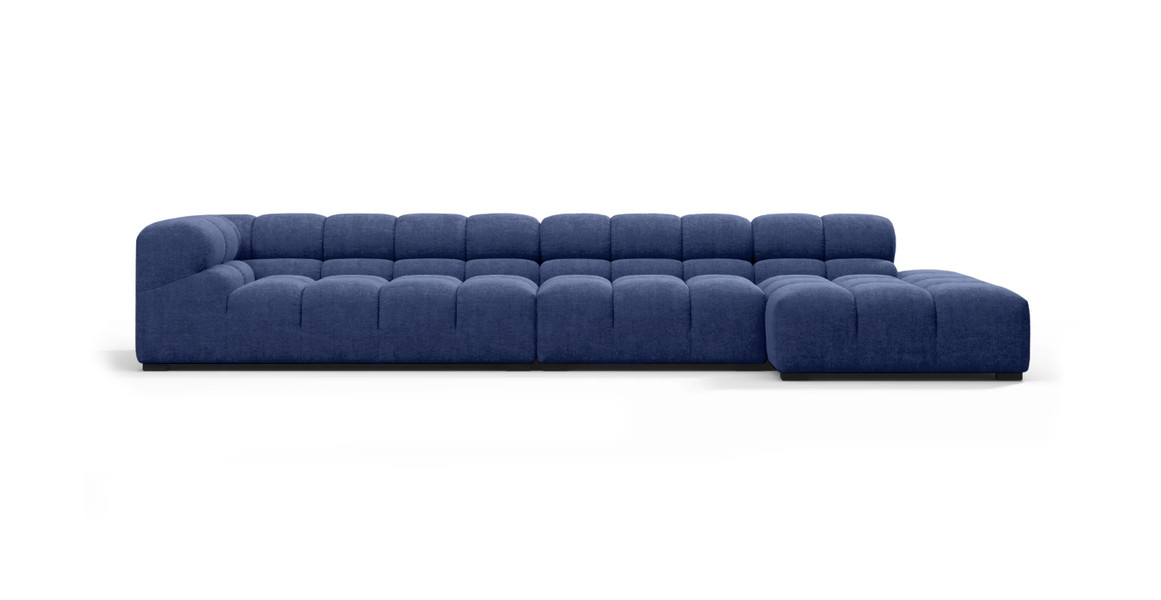Tufted Sectional Sofa - Large Right Chaise