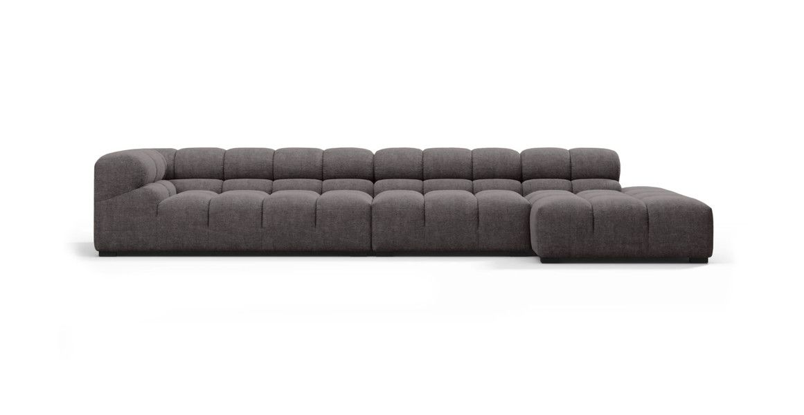 Tufted Sectional Sofa - Large Right Chaise