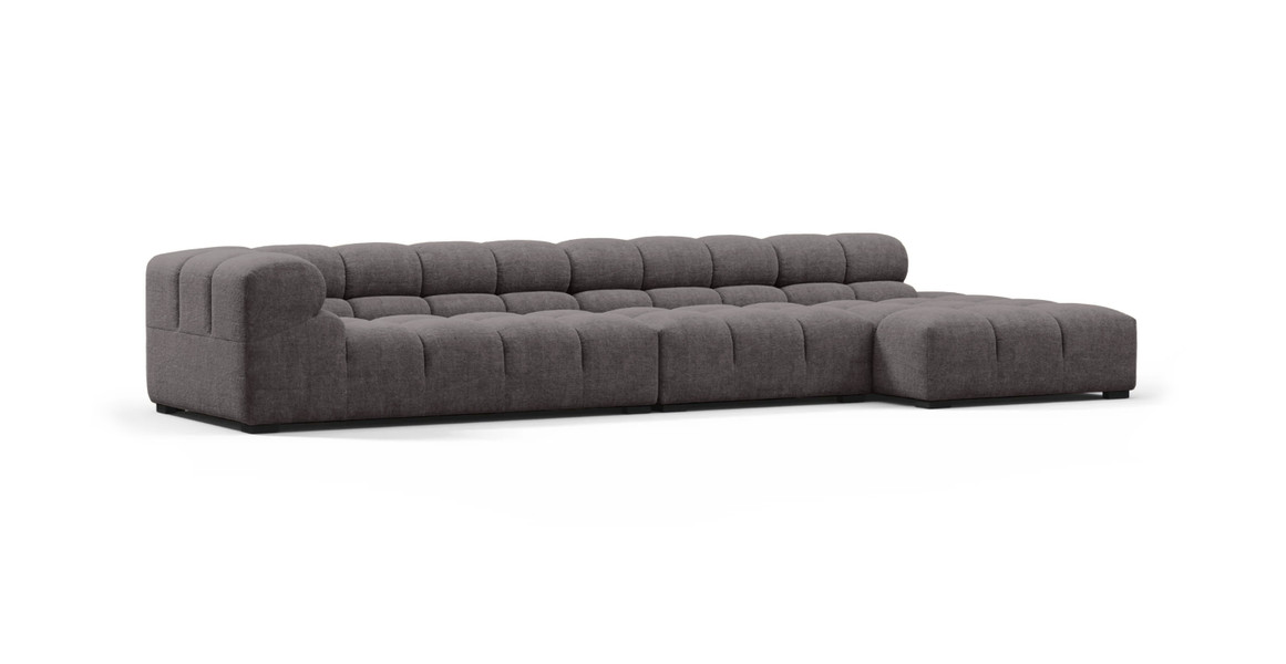 Tufted Sectional Sofa - Large Right Chaise