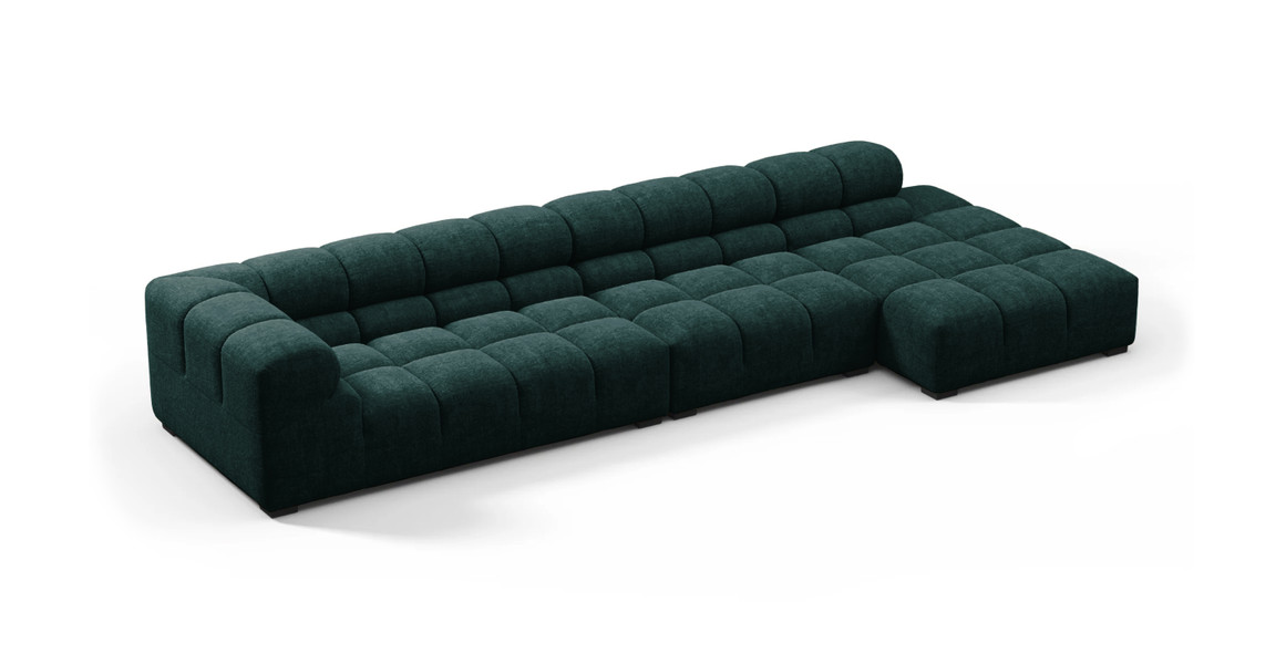 Tufted Sectional Sofa - Large Right Chaise