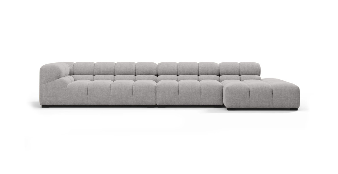 Tufted Sectional Sofa - Large Right Chaise
