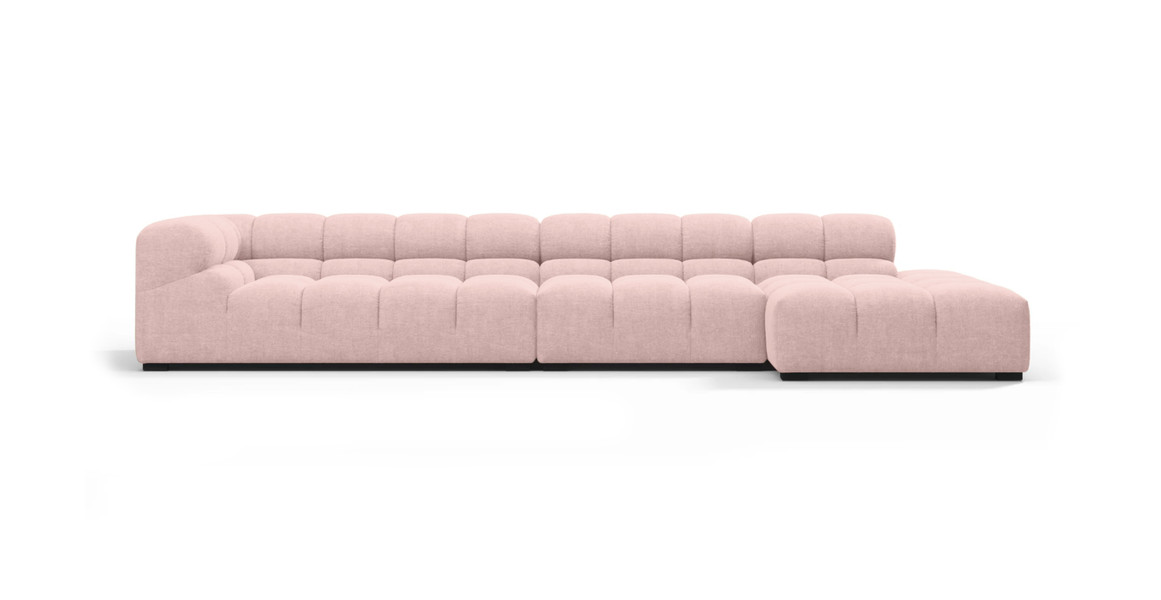 Tufted Sectional Sofa - Large Right Chaise