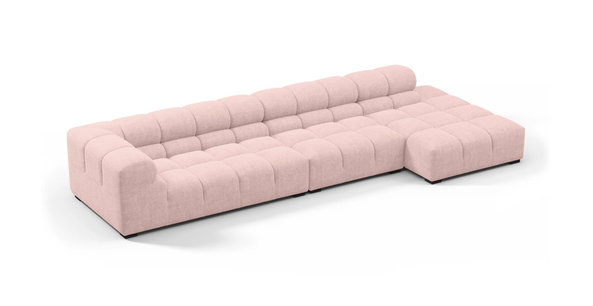 Tufted Sectional Sofa - Large Right Chaise