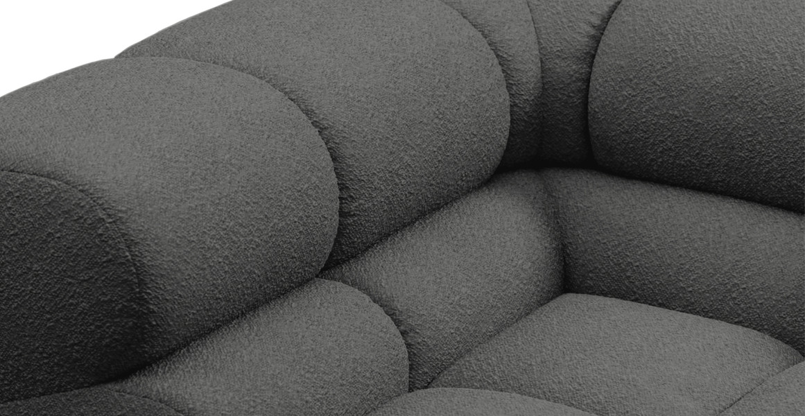 Tufted Sectional Sofa - Large Right Chaise