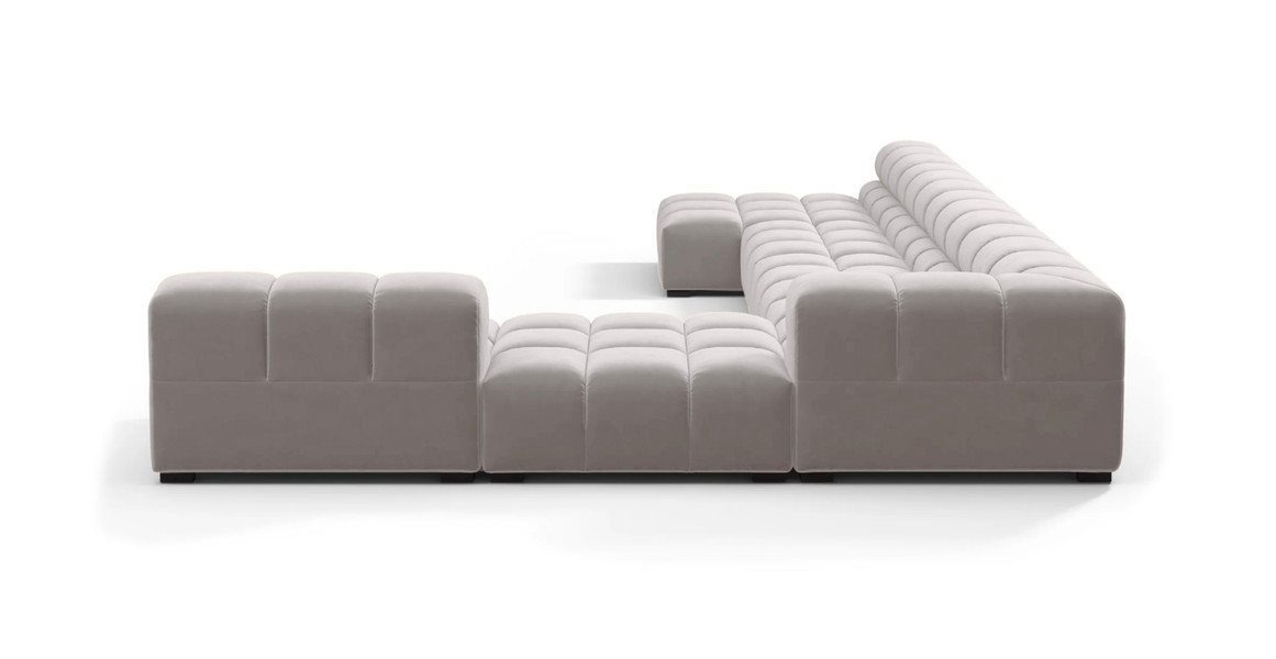 Tufted Sectional Sofa - Extra Large Right Corner