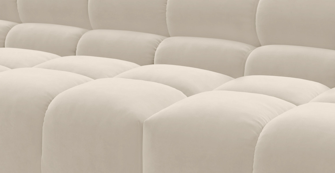 Tufted Sectional Sofa - Extra Large Right Corner