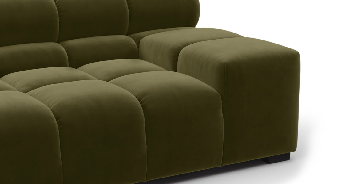 Tufted Sectional Sofa - Extra Large Right Corner