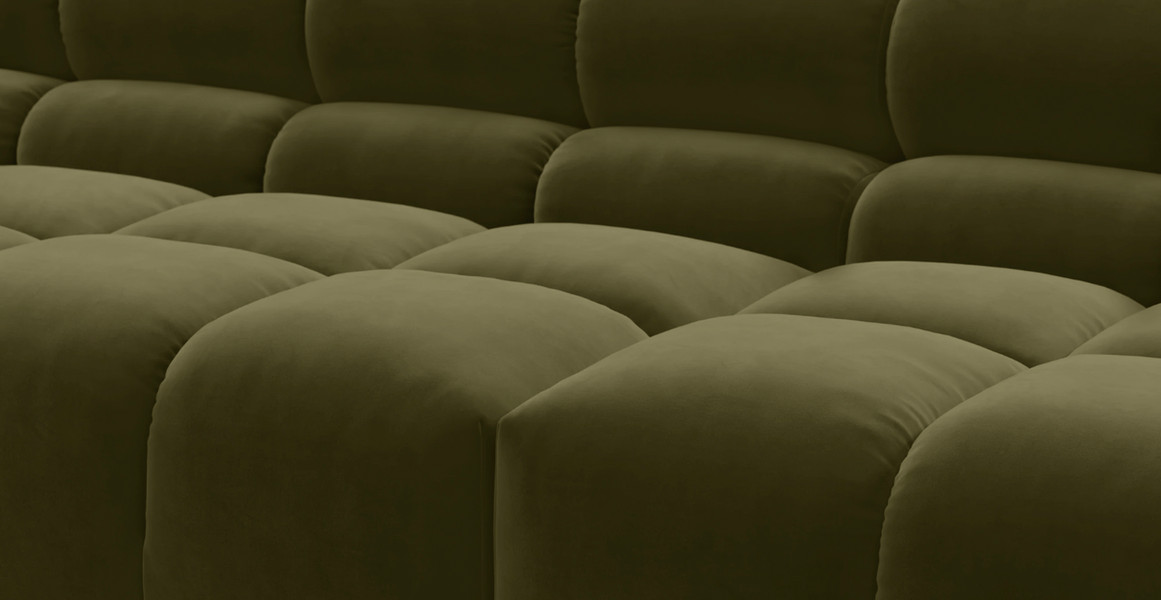 Tufted Sectional Sofa - Extra Large Right Corner