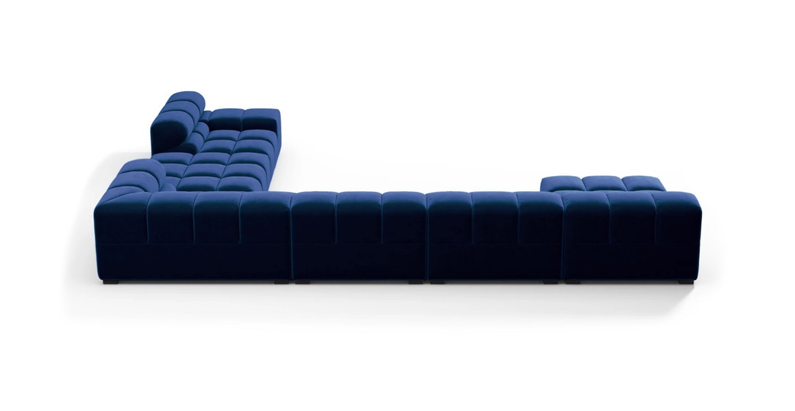 Tufted Sectional Sofa - Extra Large Right Corner