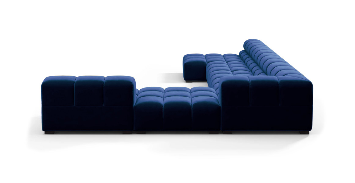 Tufted Sectional Sofa - Extra Large Right Corner