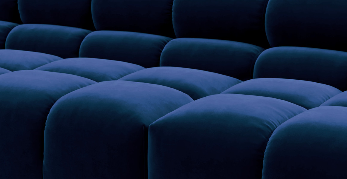 Tufted Sectional Sofa - Extra Large Right Corner