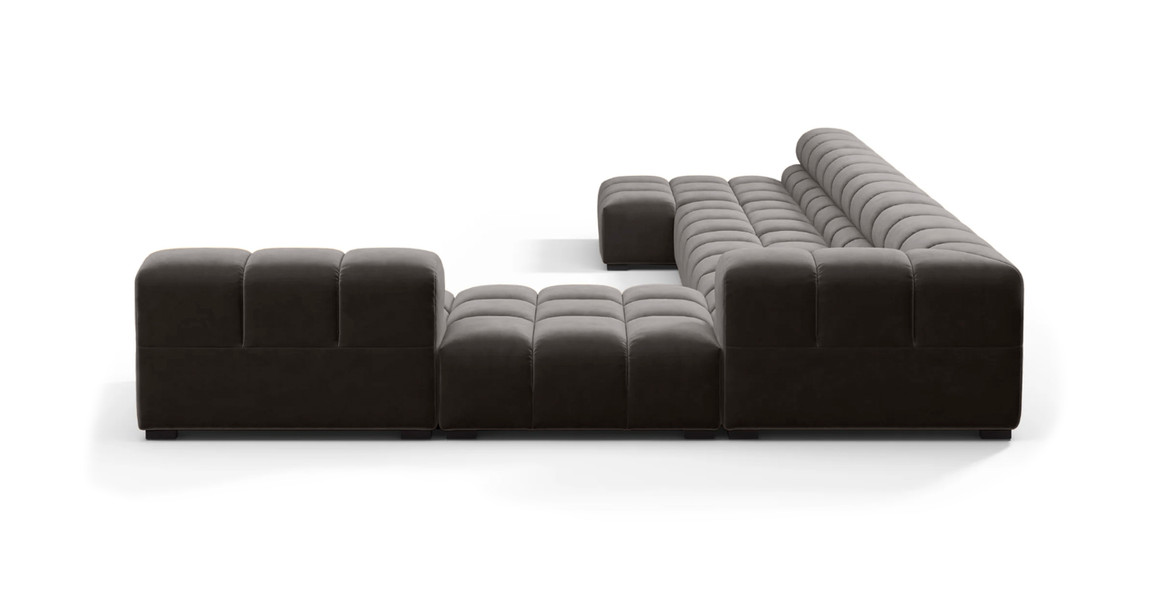 Tufted Sectional Sofa - Extra Large Right Corner