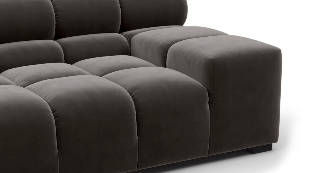 Tufted Sectional Sofa - Extra Large Right Corner