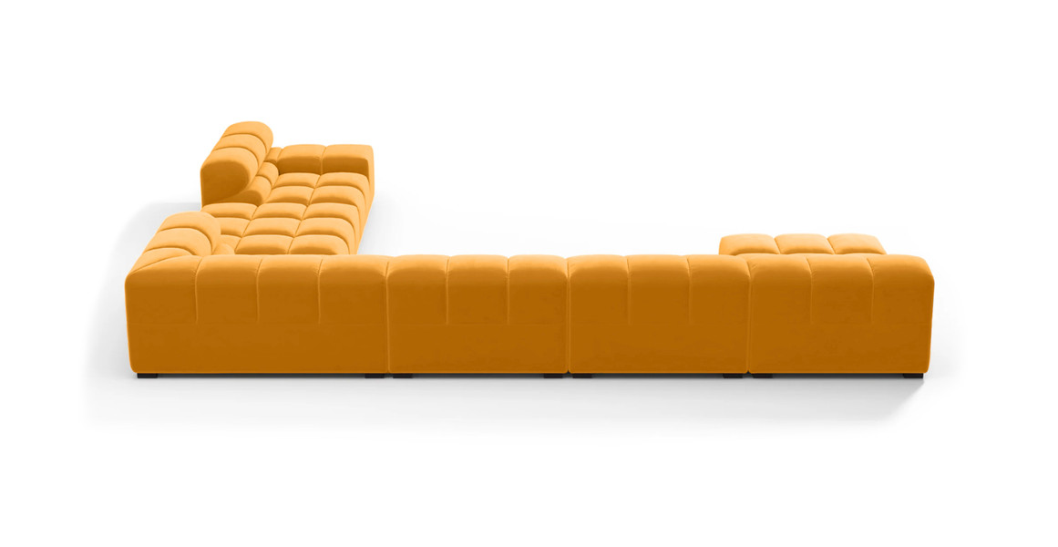 Tufted Sectional Sofa - Extra Large Right Corner