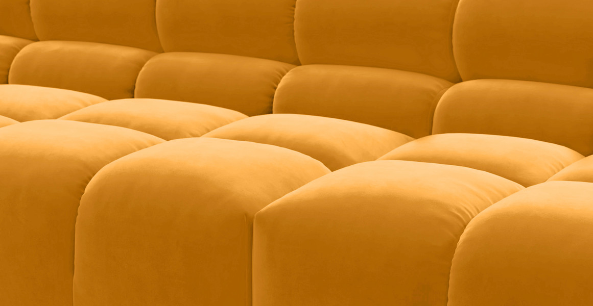 Tufted Sectional Sofa - Extra Large Right Corner