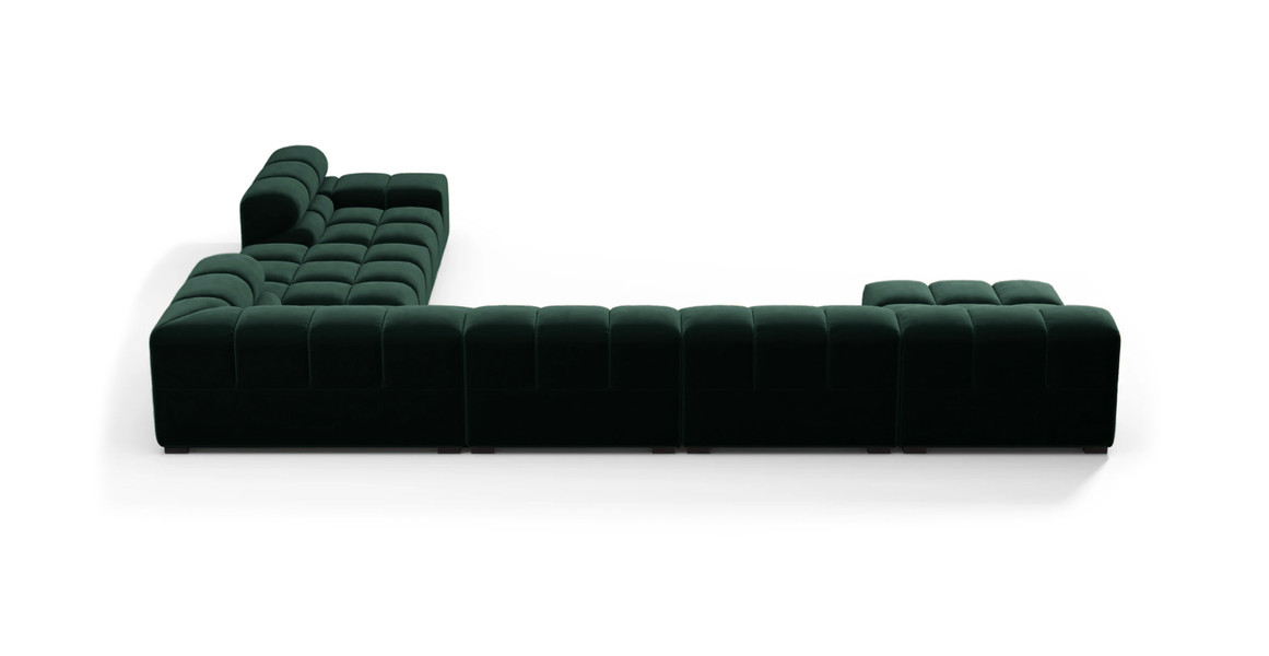 Tufted Sectional Sofa - Extra Large Right Corner