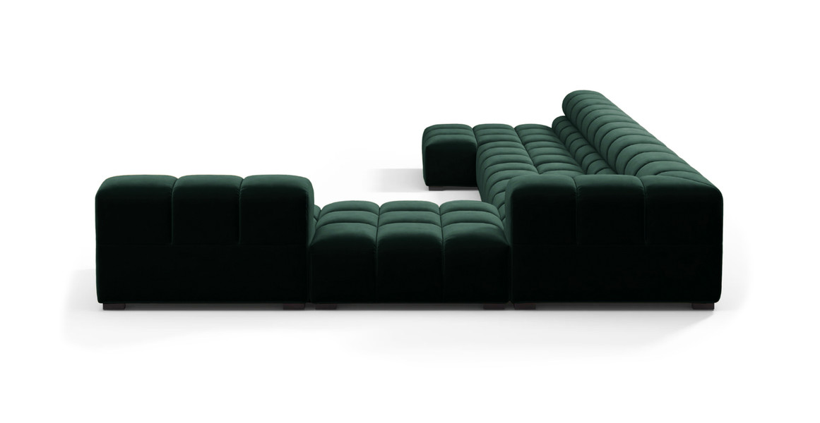 Tufted Sectional Sofa - Extra Large Right Corner