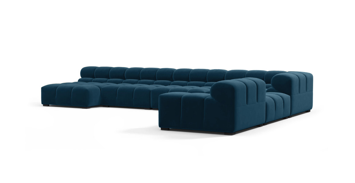 Tufted Sectional Sofa - Extra Large Right Corner