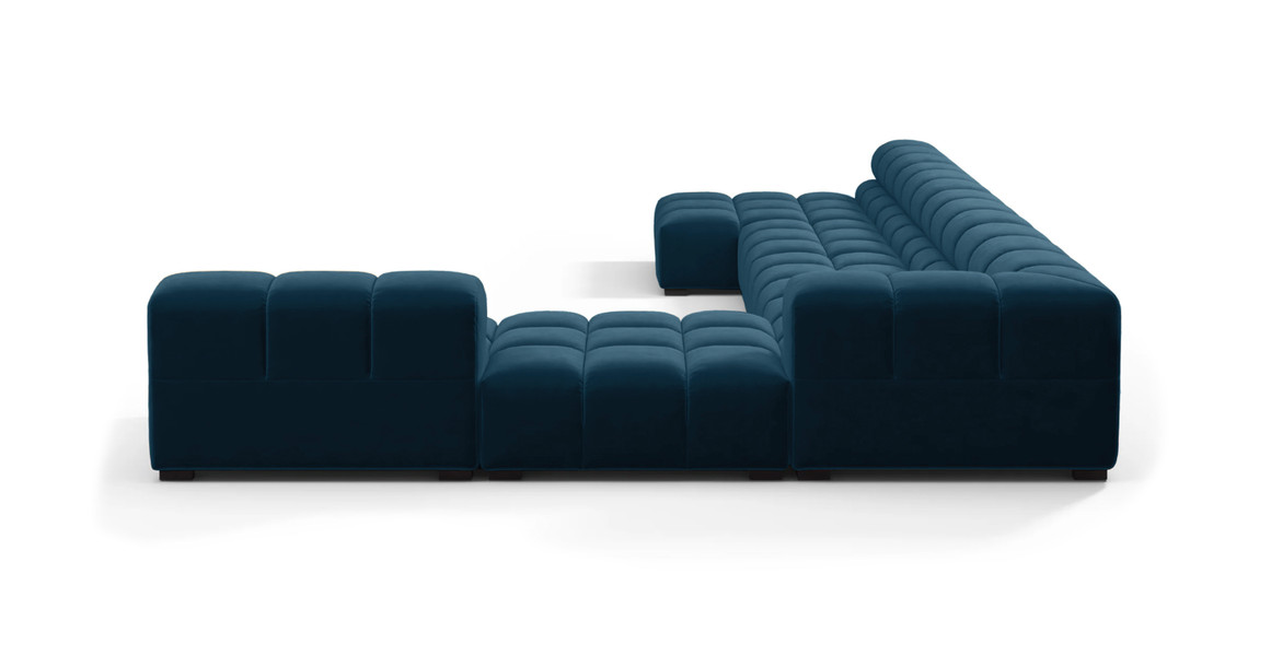 Tufted Sectional Sofa - Extra Large Right Corner