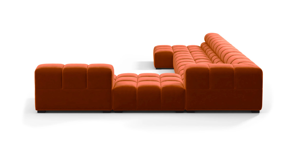 Tufted Sectional Sofa - Extra Large Right Corner