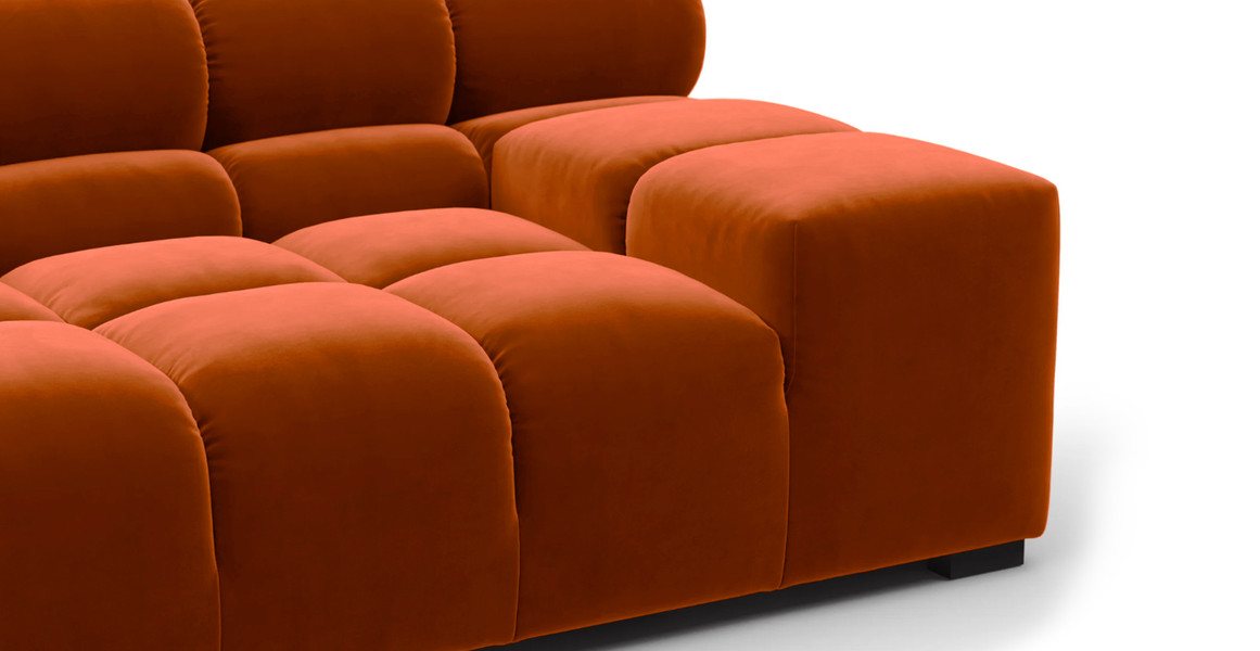 Tufted Sectional Sofa - Extra Large Right Corner