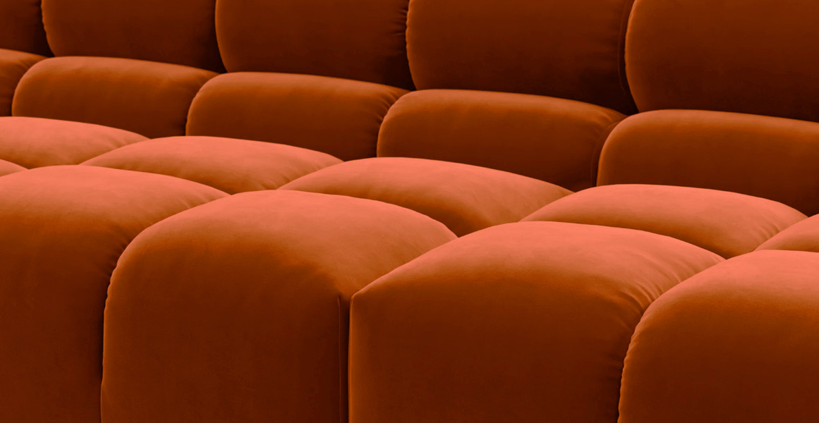 Tufted Sectional Sofa - Extra Large Right Corner