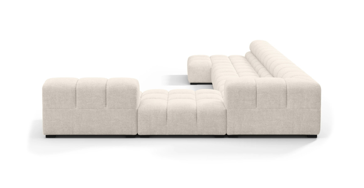 Tufted Sectional Sofa - Extra Large Right Corner