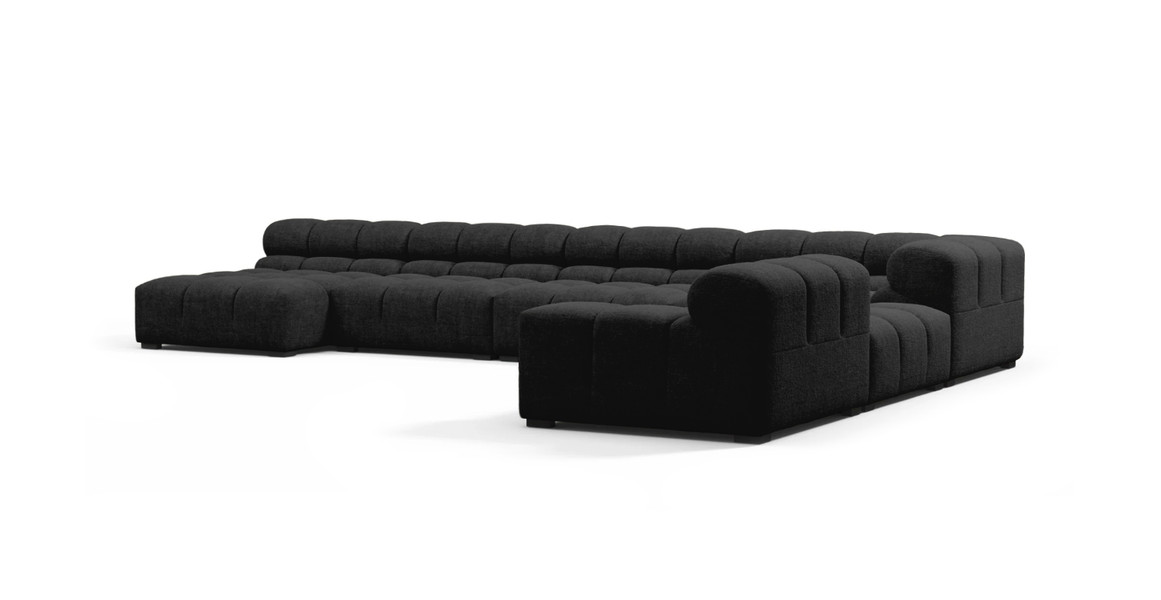 Tufted Sectional Sofa - Extra Large Right Corner