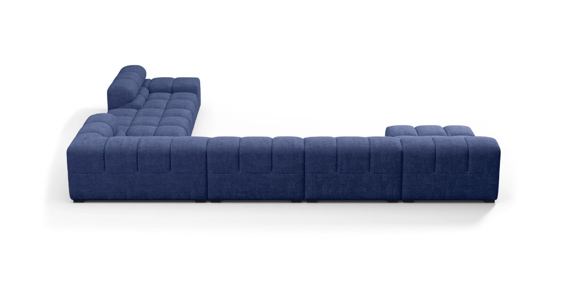 Tufted Sectional Sofa - Extra Large Right Corner