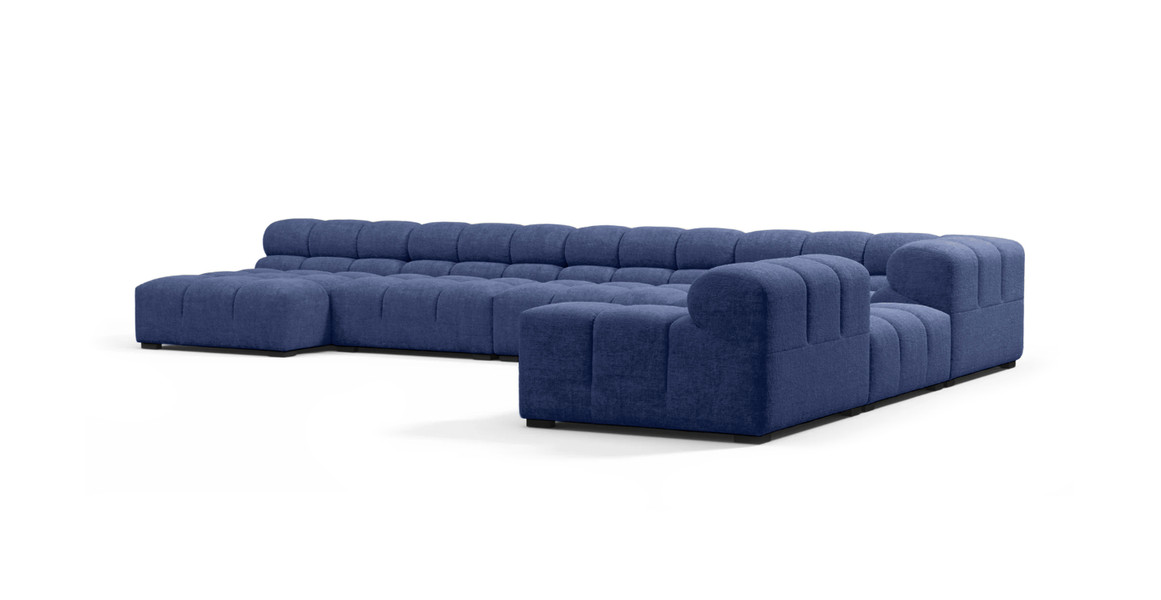 Tufted Sectional Sofa - Extra Large Right Corner