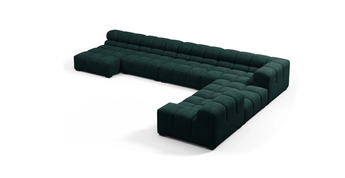 Tufted Sectional Sofa - Extra Large Right Corner
