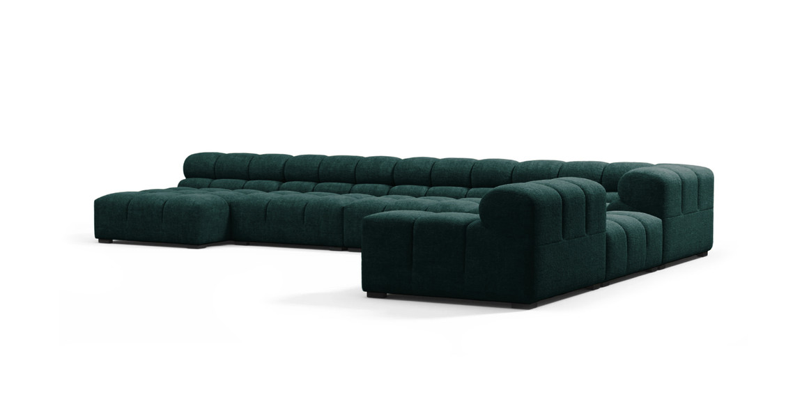 Tufted Sectional Sofa - Extra Large Right Corner