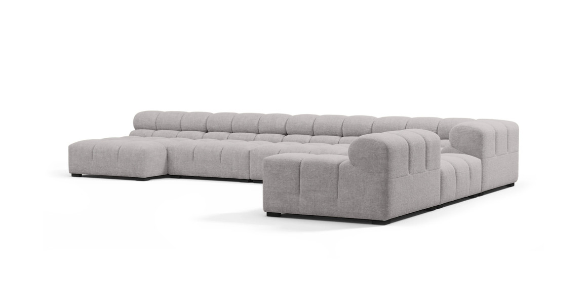 Tufted Sectional Sofa - Extra Large Right Corner