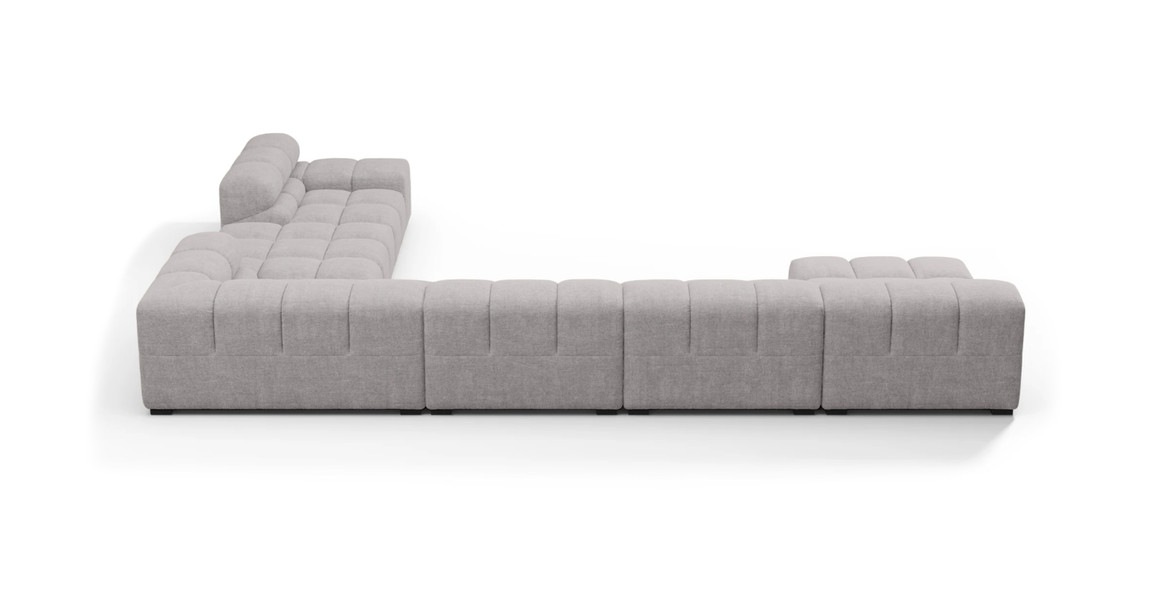 Tufted Sectional Sofa - Extra Large Right Corner