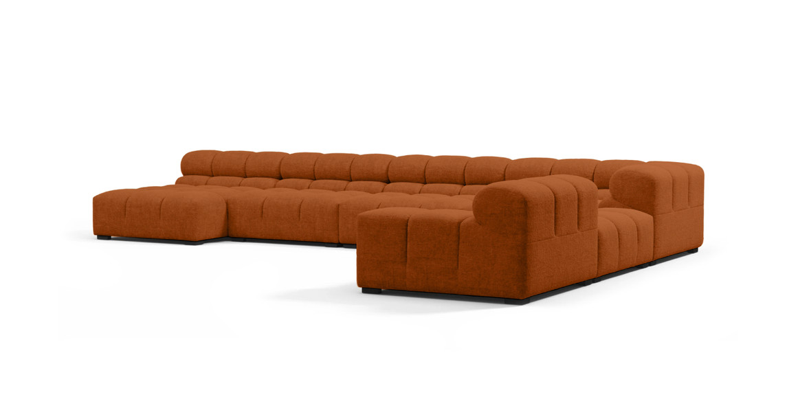 Tufted Sectional Sofa - Extra Large Right Corner