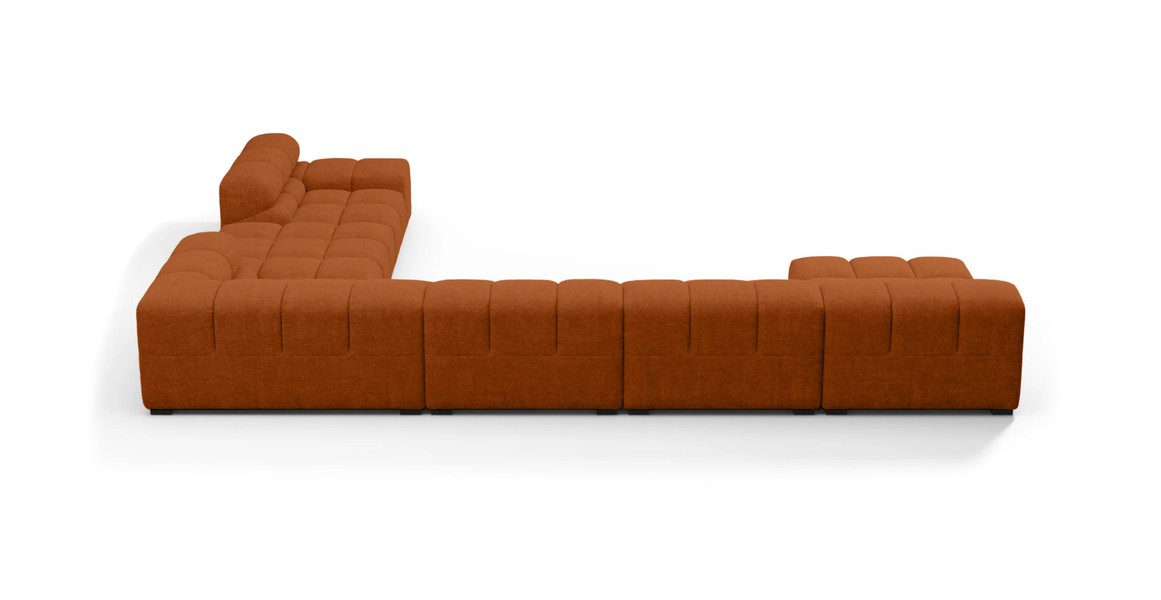 Tufted Sectional Sofa - Extra Large Right Corner