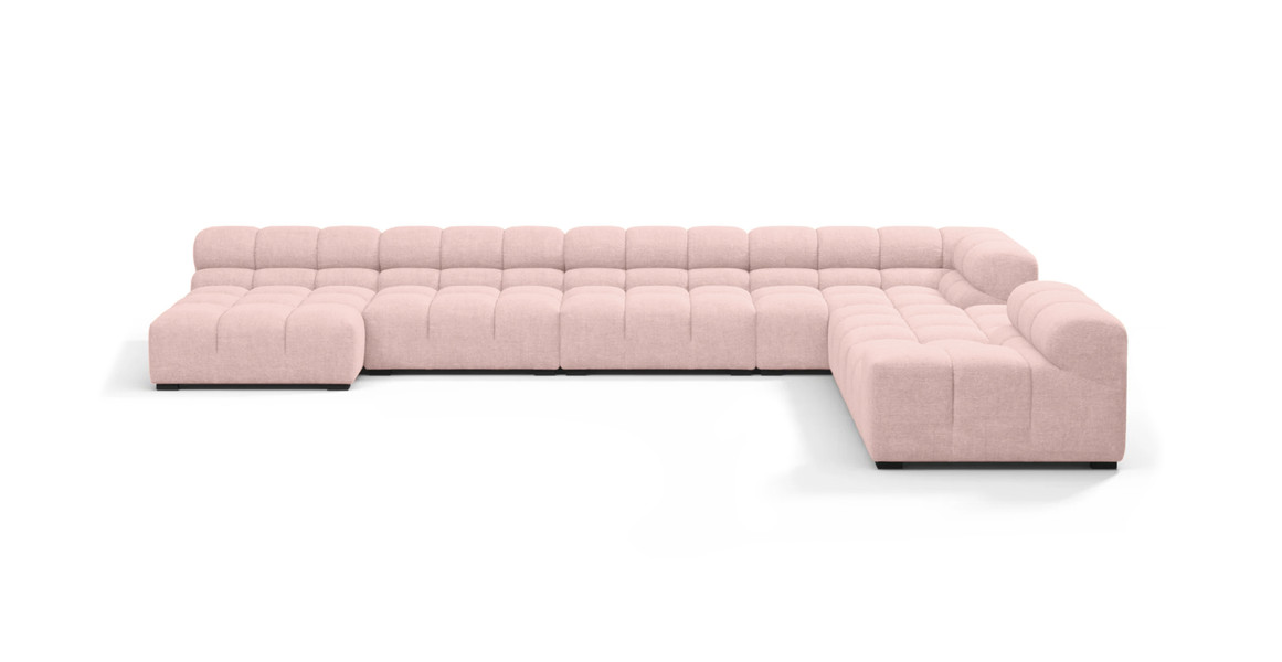 Tufted Sectional Sofa - Extra Large Right Corner