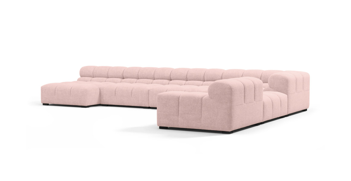 Tufted Sectional Sofa - Extra Large Right Corner